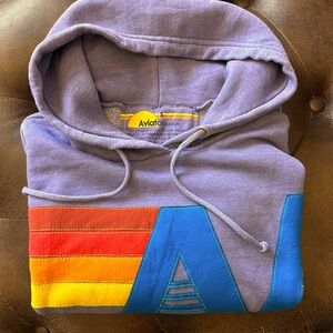 Brand new aviator nation, lavender hoodie small